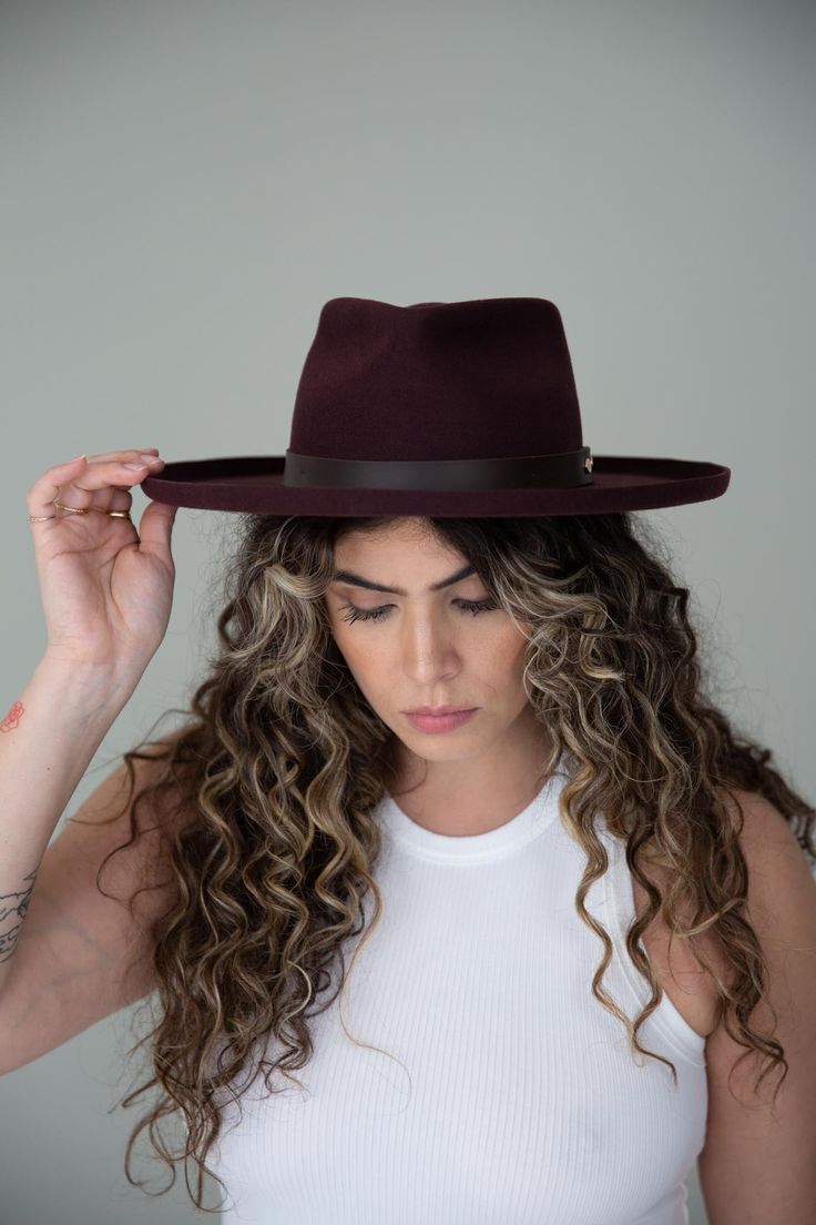 Its classic shape mixed with a structured pencil roll brim makes Luca an easy choice for new hat lovers to the most avid hat girl. Teardrop Fedora Crown with a Pencil Roll Brim Dimensions - Crown: 10.5 cm Brim: 8 cm Material: 100% Australian Wool + Oiled Leather Band + Metal Closure One size fits all. Each hat has an adjustable strap Fitted Flat Brim Fedora For Everyday, Classic Boater Hat With Flat Brim For Fall, Fitted Flat Brim Felt Hat For Everyday, Everyday Fitted Flat Brim Fedora, Everyday Fitted Fedora With Flat Brim, Classic Adjustable Hats For Fall, Fitted Boater Hat With Short Brim For Fall, Classic Adjustable Hat For Fall, Fitted Fall Boater Hat With Short Brim