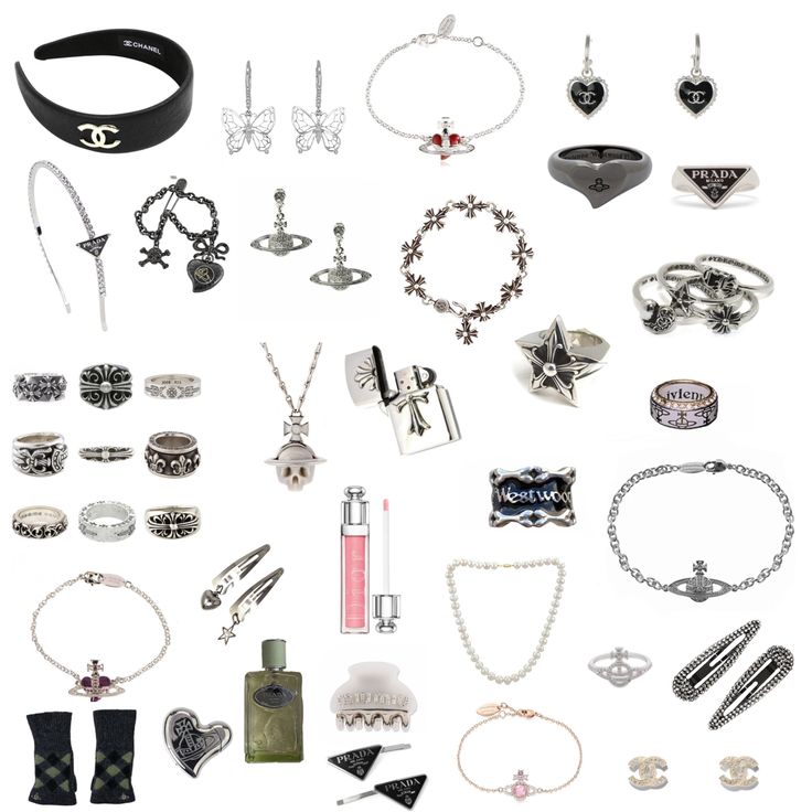 Shifting Accessories Ideas, 2yk Jewelry, Y2k Acssesories, Y2k Assessories Png, 90s Grunge Accessories, Y2k Fashion Accessories, Y2k Accessories Ideas, 2010s Accessories, Y2k Jewelry Aesthetic