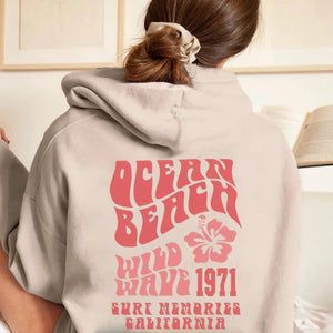 Ocean beach sweatshirt – Juniper Comfortable Spring Leisure Sweatshirt, Comfortable Spring Sweatshirt For Leisure, Casual Soft-washed Sweatshirt For Loungewear, Relaxed Sweatshirt For Fall Leisure, Relaxed Spring Leisure Sweats, Sporty Summer Sweatshirt For Leisure, Sporty Summer Leisure Sweatshirt, Casual Hoodie Sweats For Leisure, Beachy Relaxed Fit Long Sleeve Tops