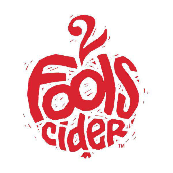 an apple with the words food cider written in red