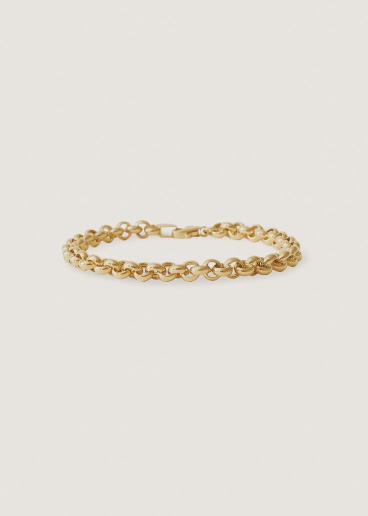 Matis Rolo Link Chain Bracelet 14k Gold - Kinn Ring Stack Silver, Nameplate Bracelet, Sculptural Ring, Fall Rings, Gold Link Bracelet, Link Chain Bracelet, Ring Stack, December 2024, Anniversary Jewelry