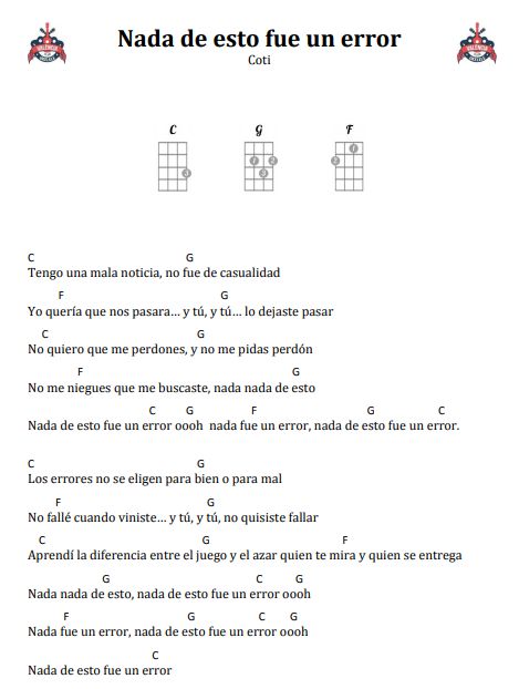 the guitar chords in spanish are very difficult to read