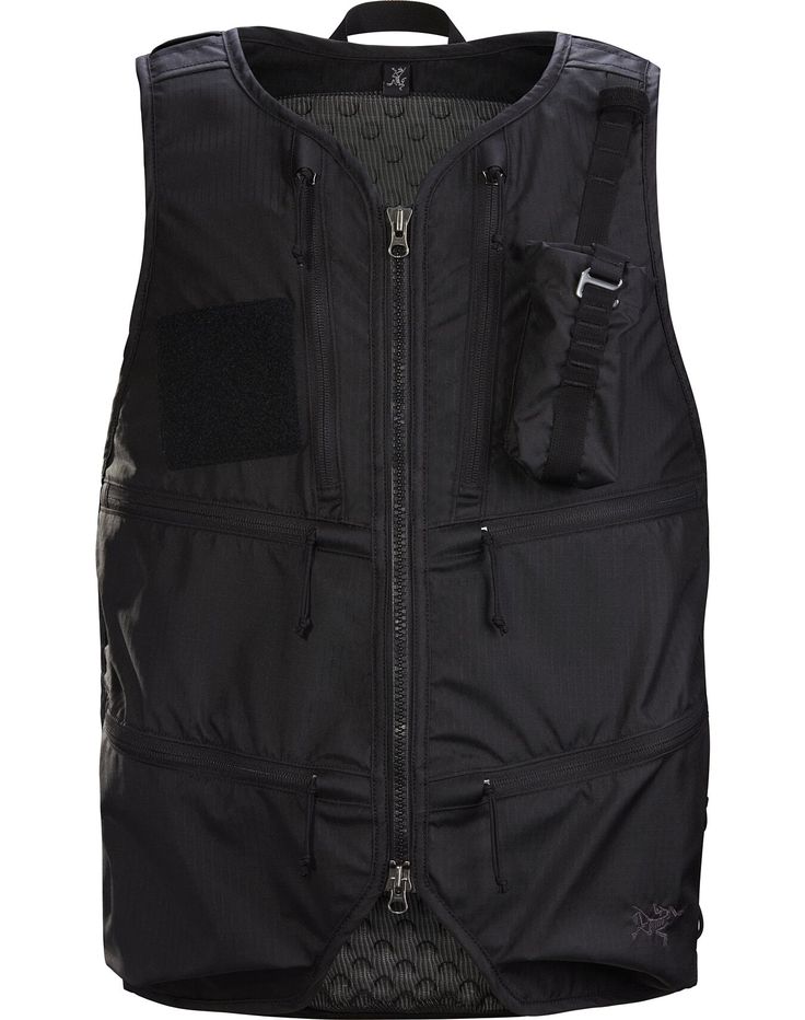 Patrol Vest | Arc'teryx Utility Black Nylon Vest, Black Nylon Utility Vest, Black Nylon Vest With Functional Pockets, Functional Black Vest For Outdoor Work, Nylon Techwear Vest With Cargo Pockets, Outdoor Nylon Vest With Multiple Pockets, Techwear Nylon Vest With Cargo Pockets, Techwear Vest With Functional Pockets For Outdoor Activities, Techwear Streetwear Vest With Functional Pockets