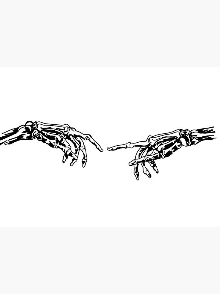 two hands touching each other with their fingers