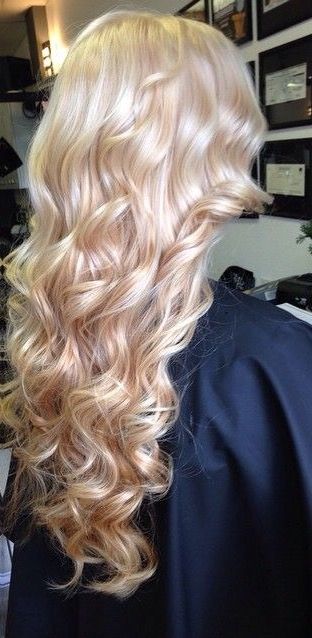 Blonde Spiral Perm Long Hair, Loose Spiral Perm, Spiral Perm Long Hair, Different Types Of Perms, Types Of Perms, Long Hair Perm, Spiral Perm, Hair Curls, Spiral Curls