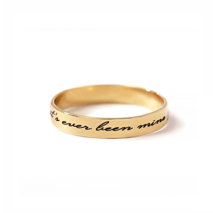 Have your favorite Taylor Swift quote engraved on a classic band ring. Gold Filled Hypoallergenic, lead and nickel free Band Width 3.5mm Customize your message, maximum of 60 characters (including spaces). In photo: "Life is tough my darling, but so are you" - Maya Angelou #R015-G Taylor Swift Quote, Knots Jewelry, Jewelry Gift Guide, Engraved Ring, Moms Bracelet, Gold Bond, Gold Statement Ring, Choker Pendant, Life Is Tough