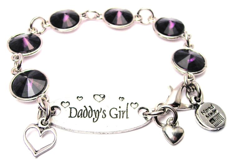 daddys girl bracelet, daddys girl jewelry, I love my dad bracelet, family jewelry Dad Bracelet, Family Jewelry, Girl Bracelet, I Love My Dad, Family Jewellery, Plus Size Fits, Crimson Red, Girl Jewelry, Plum Purple