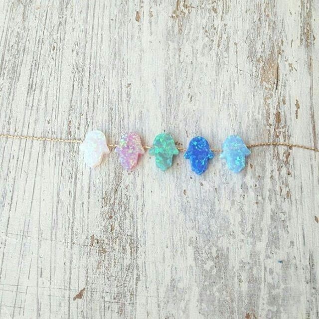 @osnatavni -  Sooo..what is your fav?? ✋#hansa #hamsanecklace #opaljewelry #hamsaopal #jewelry #instadaily #pictureoftheday #cute #love #like4like #etsy #etsyseller #etsyhandmade #osnatavni #ootd #ontrend 💘 #celebrityJewel #followme #likeforlike Evil Eye Necklace Silver, Opal Hamsa Necklace, Opal Necklace Gold, Blue Hamsa, Hamsa Necklace Gold, Simple Necklaces, Shopping Jewelry, Luck Necklace, Mala Jewelry