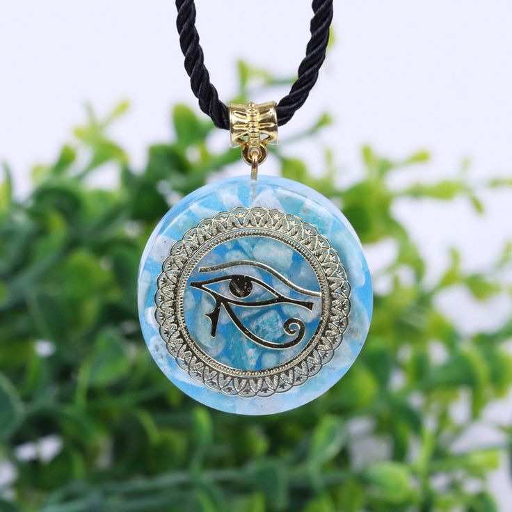 Fitness Fashion Active Wear, Protection Charms, Valentine Necklace, Horus Eye, Fitness Fashion Outfits, Egyptian Cat, Orgonite Pyramids, Stone Necklaces, Amazonite Necklace