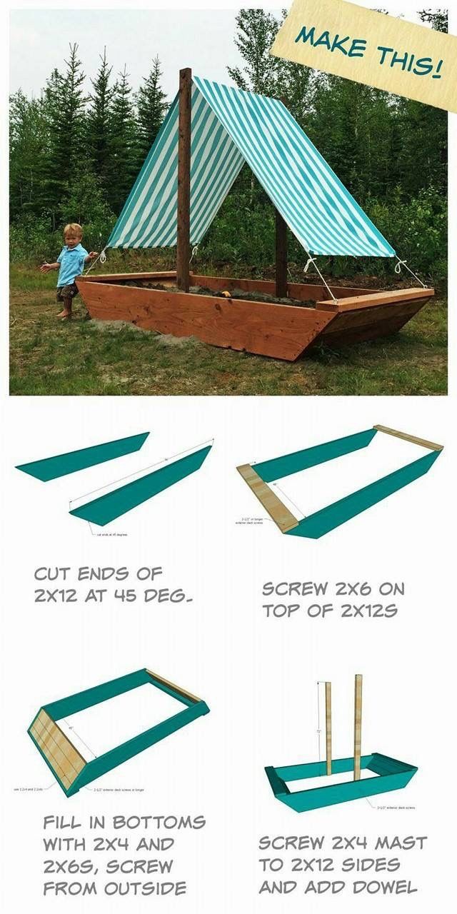 the instructions for how to build a boat out of wood