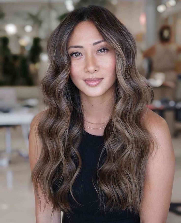 Dark-Sandy-Brown-Long-Hair Long Hair Looks, Sandy Brown Hair, Midi Hair, Brown Hair Ideas, Hair Color Options, Brown Hair Inspo, Hair Tint, Balayage Hair Dark, Hair Color Auburn