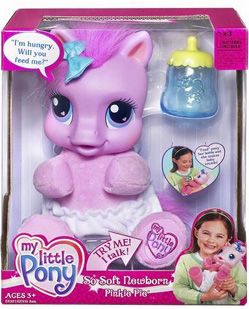 the little pony doll is in its box