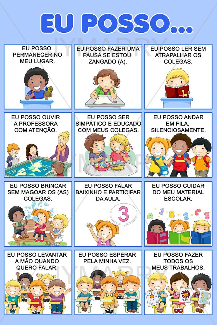 the spanish poster shows different types of children