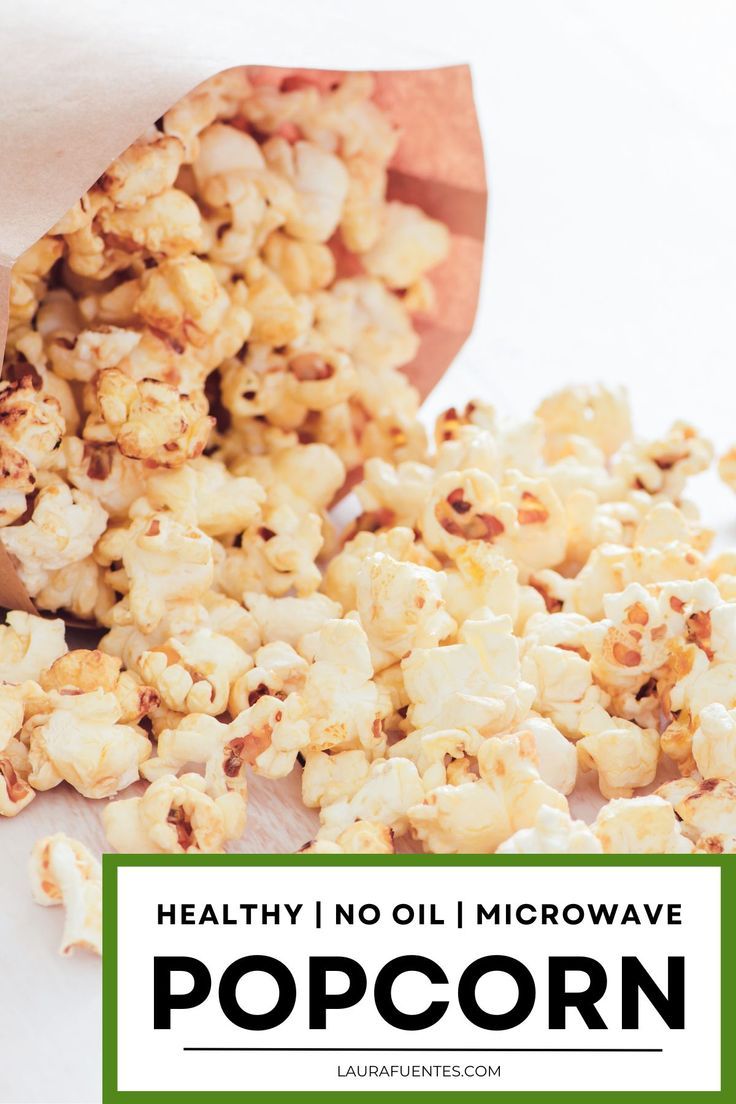 healthy microwave popcorn Diy Microwave Popcorn, Popcorn At Home, Theater Popcorn, Movie Theater Popcorn, Healthy Popcorn, After School Snack, Popcorn Recipe, Microwave Popcorn, School Snack