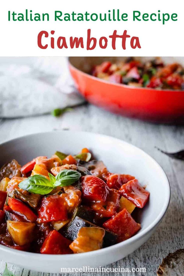 this italian ratatoulie recipe is an easy and delicious side dish