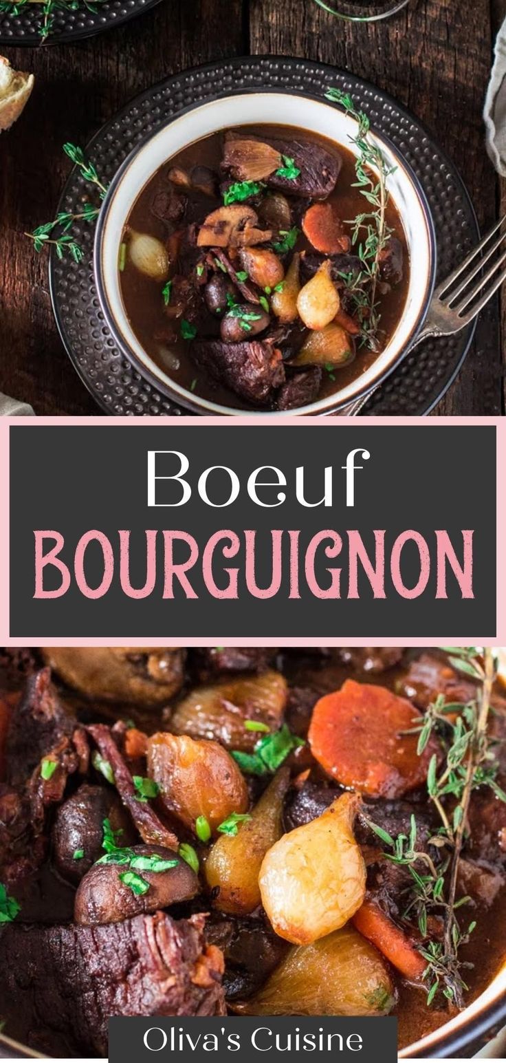 beef boeuf with potatoes and carrots in a bowl