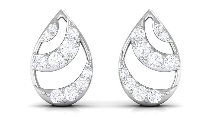 Product Details Timeless elegance meets perfection in our Classic Diamond Minimal Earrings. Sparkle effortlessly with certified round cut diamonds. Product Information SKU SHP-EARRINGS032210369 Length 8.5 mm Width 5.5 mm Height 2.3 mm Weight 1.40 gm (Approximate) DIAMOND INFORMATION No.of Stones 20 Pieces Total Weight 0.18 Carat (Approximate) Dimension(approx) Round-0.80X0.80 mm-6 PcsRound-1.10X1.10 mm-4 PcsRound-1.20X1.20 mm-2 PcsRound-1.30X1.30 mm-4 PcsRound-1.40X1.40 mm-4 Pcs Color HI Cut Bri Luxury Minimalist Teardrop Diamond Earrings, Diamond White Pear-shaped Teardrop Earrings, White Gold Diamond-cut Teardrop Earrings, Hand-set White Diamond Teardrop Earrings, White Diamond-cut Teardrop Earrings, Minimal Earrings, Quality Diamonds, Round Cut Diamond, Font Size