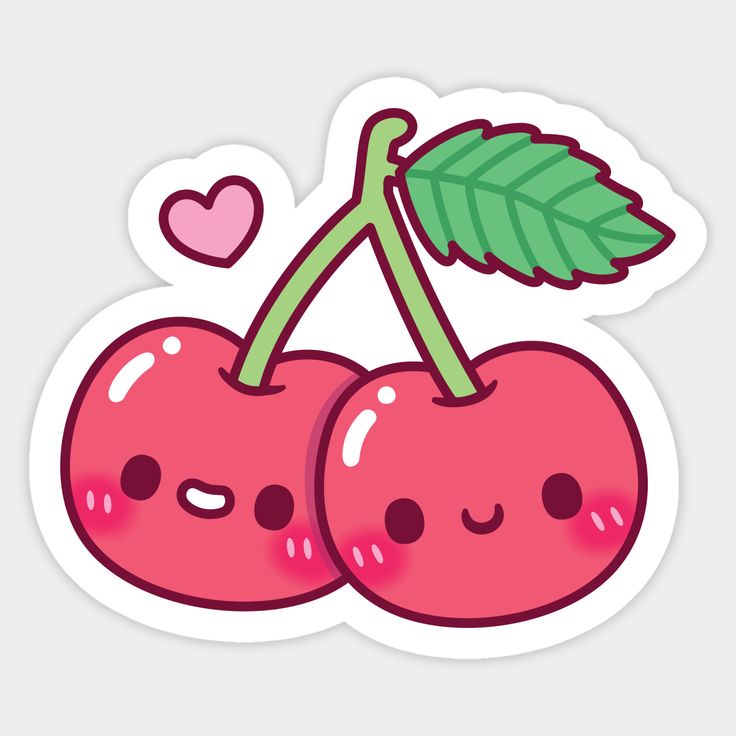 A cute doodle of a pair of cherries. Great for couples, sisters and best friends that goes in a pair! -- Choose from our vast selection of stickers to match with your favorite design to make the perfect customized sticker/decal. Perfect to put on water bottles, laptops, hard hats, and car windows. Everything from favorite TV show stickers to funny stickers. For men, women, boys, and girls. Cute Pics For Journal, Cute Ideas For Stickers, Strawberry Cartoon Aesthetic, Cute Images For Stickers, Cute Kawaii Stickers Diy, Cute Stickers Ideas For Journal, Cute Doodles For Best Friends, Cute Drawings For Stickers, Custom Iphone Stickers