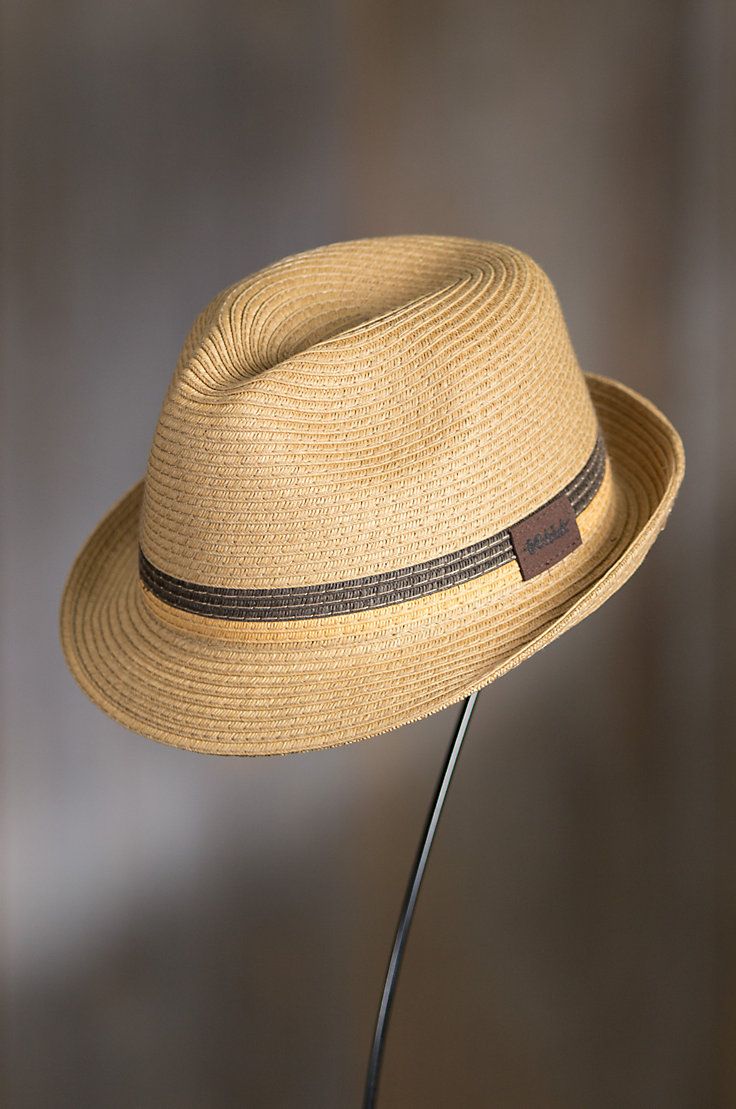 Belmar Paper Braid Fedora Hat (Color: Toast) Men’s Fedora Hats, Woven Fedora Hats, One Size Fits Most, Rugged Fedora With Flat Brim For Western-themed Events, Artisan Flat Brim Fedora For Western-themed Events, Gentleman Hat, Men's Fedoras Hats Over $275.00, Mens Fedora, Dope Hats, Floppy Hats