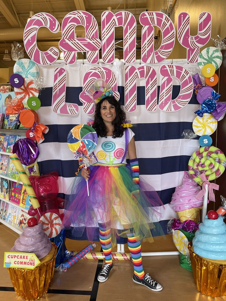 Candyland Shirts Design, Trunk Or Treat Candy Land Theme, Candy Land Theme Trunk Or Treat, Candy Land Costumes Women Diy, Diy Candyland Costume, Candyland Trunk Or Treat Ideas, Candyland Costume Diy, Candy Land Trunk Or Treat Ideas, Candyland Homecoming