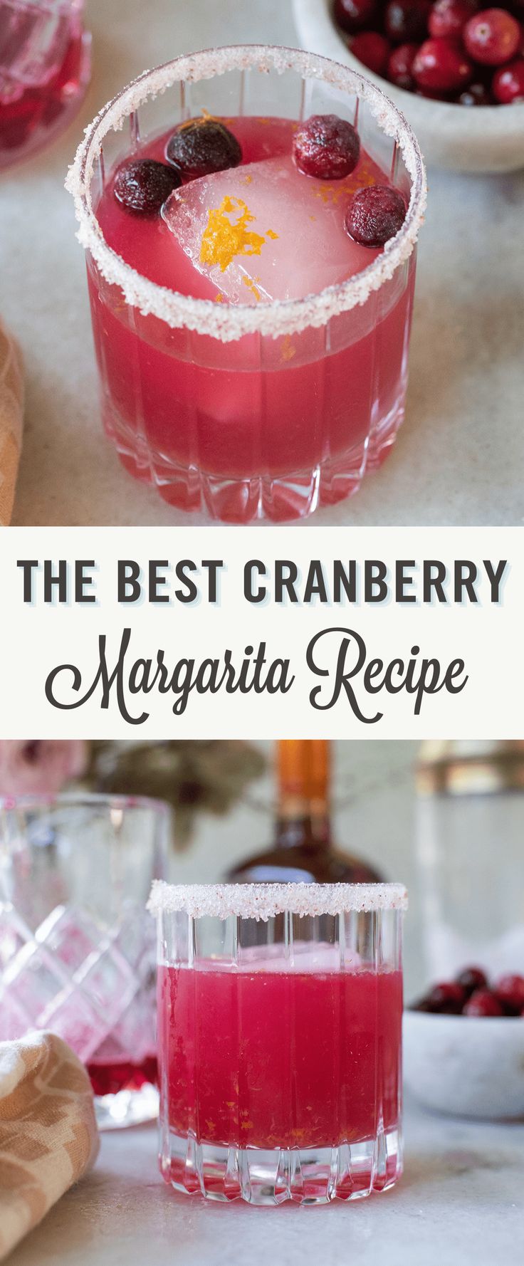 the best cranberry margarita recipe