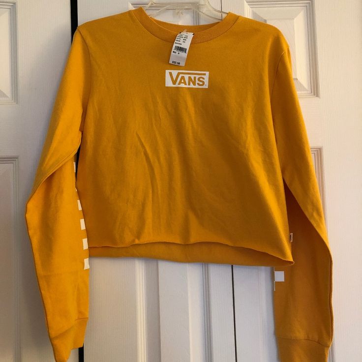 Brand New, Never Worn! Super Cute But Too Big For Me Willing To Negotiate Price Trendy Yellow Long Sleeve Tops, Yellow Long Sleeve T-shirt For Streetwear, Yellow Tops For Fall Streetwear, Yellow Long Sleeve Tops For Fall, Yellow Long Sleeve Tops For Streetwear, Yellow Long Sleeve Tops For Spring, Yellow Crew Neck Top For Fall, Yellow Long Sleeve T-shirt For Spring, Yellow Relaxed Fit Long Sleeve T-shirt