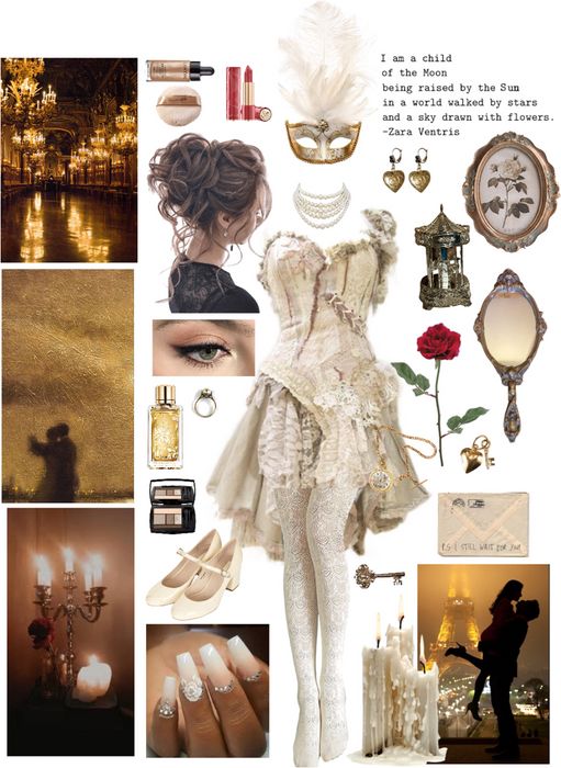 a collage of different items including shoes, jewelry, and perfumes is shown in this image