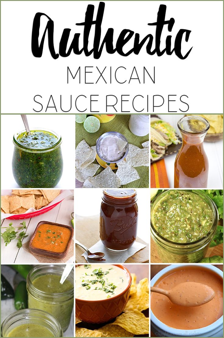 many different types of sauces and condiments are shown in this collage