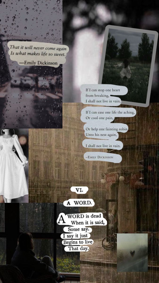 a collage of photos with words and pictures on them, including an image of a woman in a white dress