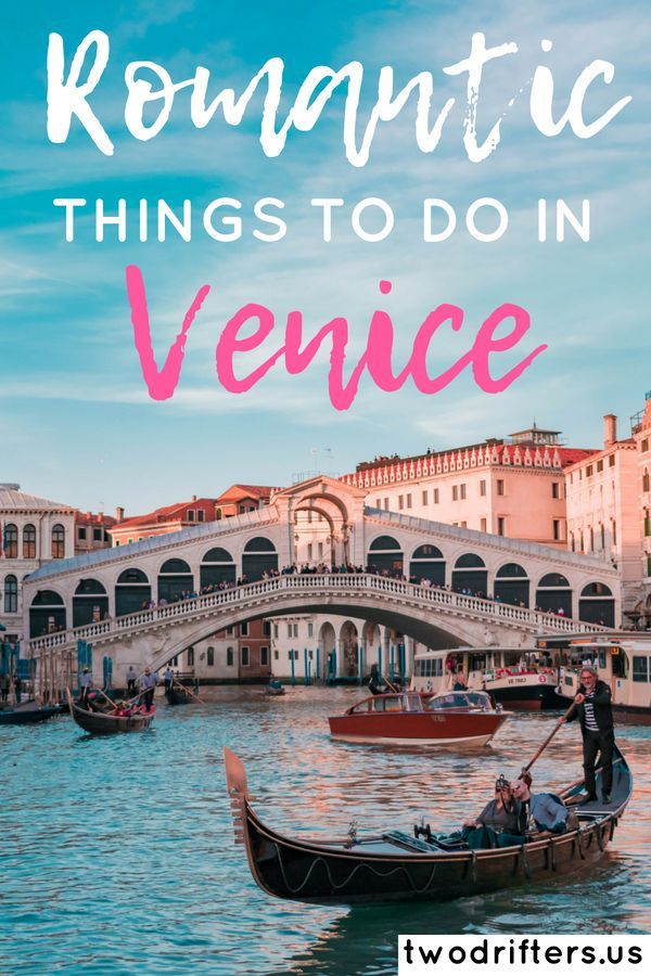 two gondolas on the water in venice, italy with text overlay reading city breaks to venice