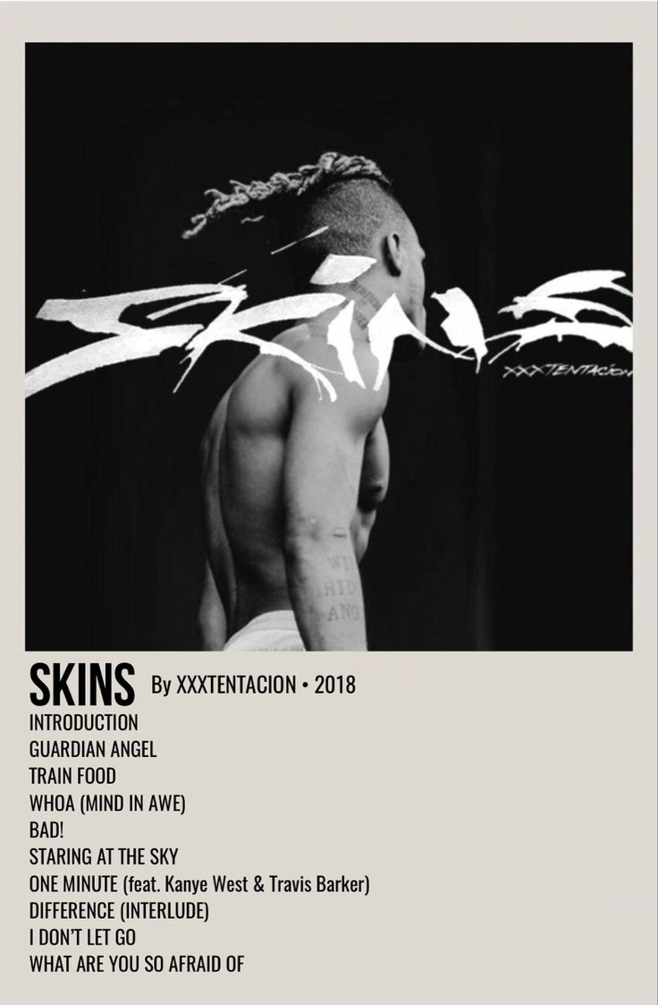 an advertisement for skins by exxtentaction, featuring a naked man