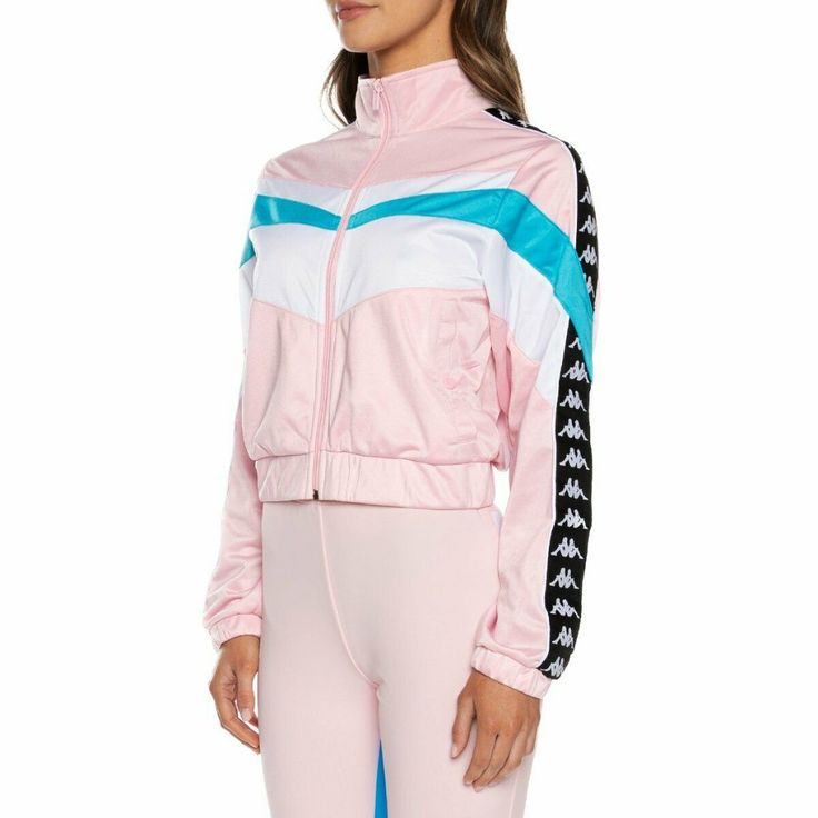 This Is A Great Brand New With Tags Kappa Football Esta Track Jacket. Pink/White/Blue Color With Black And White Logo Tape Down The Sleeves. Size: M Or L Available New With Tags. Flawless. Guaranteed 200% Authentic Pink Sporty Long Sleeve Outerwear, Pink Fitted Track Jacket Athleisure Style, Pink Athleisure Outerwear With Long Sleeves, Pink Fitted Athleisure Track Jacket, Fitted Pink Casual Track Jacket, Fitted Pink Athleisure Track Jacket, Pink Long Sleeve Athleisure Outerwear, Trendy Pink Long Sleeve Track Jacket, Trendy Pink Fall Track Jacket