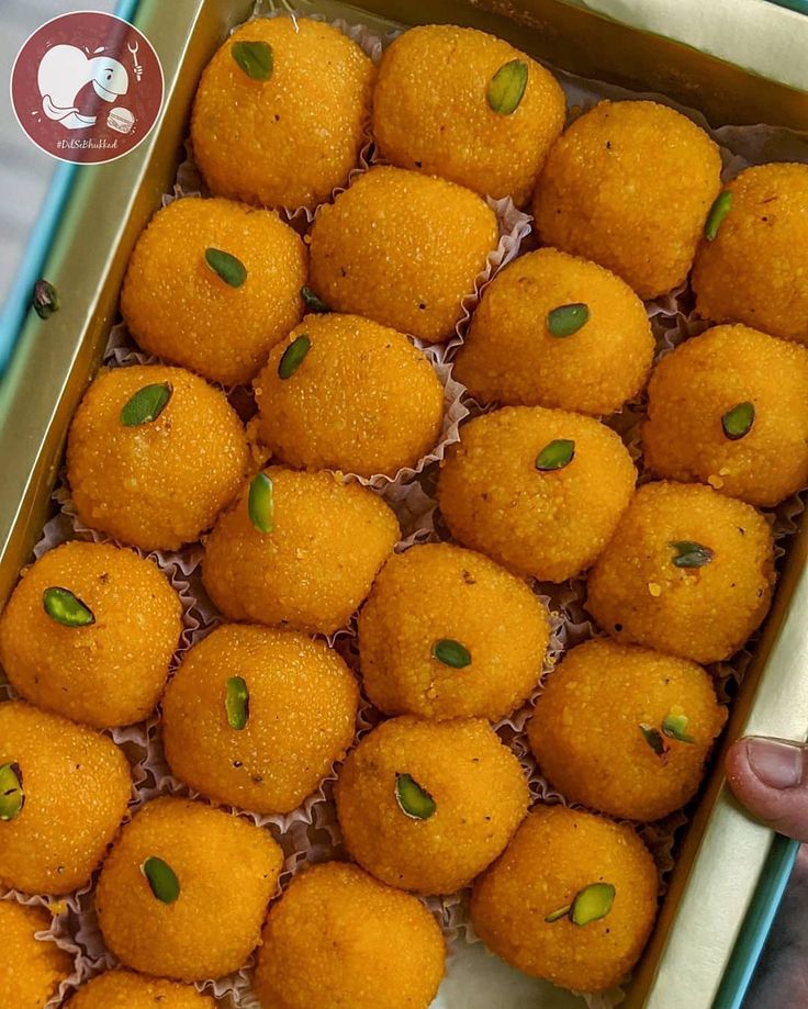 a box filled with lots of food on top of a table