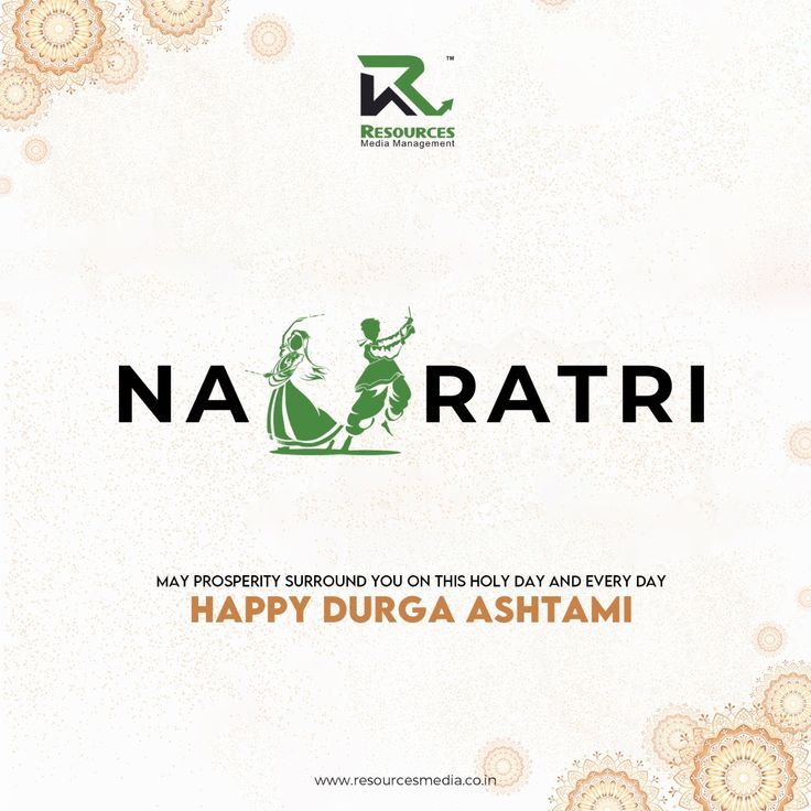 an advertisement for happy durag asham with the words na raatri on it