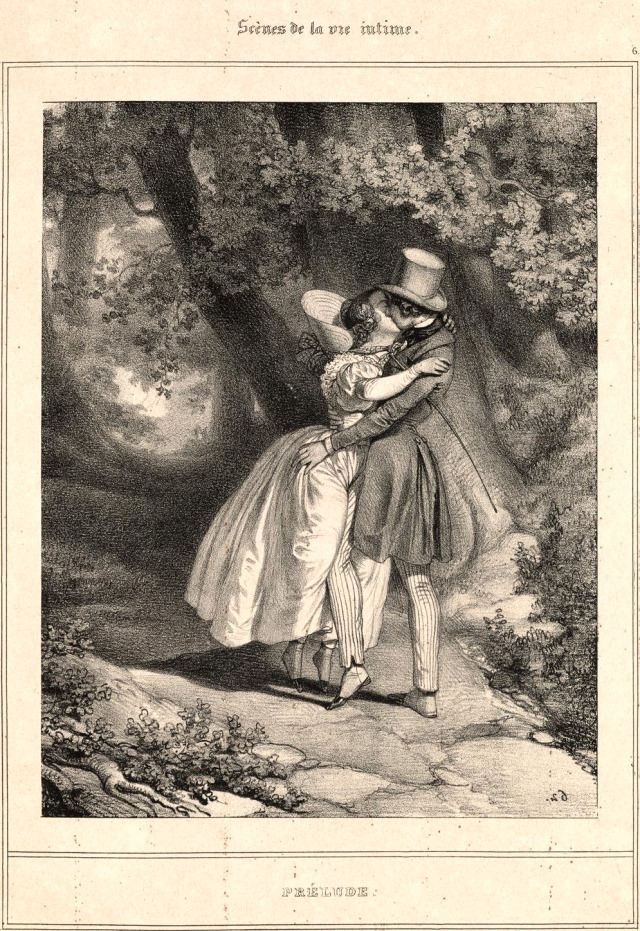 an image of a man and woman hugging under a tree with the caption's name