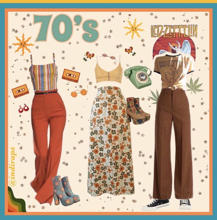 Fashion Inspo Outfits Short People, 70s Baddie Outfits, 70s Outfit Moodboard, Groovy Inspired Outfits, 70s Outfits Party 1970s Vintage Fashion, 70s Vibes Aesthetic Outfit, Summer 70s Fashion, 70s 80s 90s Outfit, 70 Inspired Outfits Summer