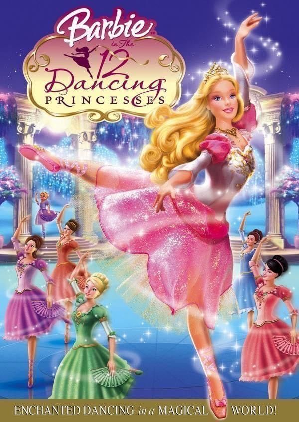 Barbie Dancing, 12 Dancing Princesses, The Princess, Movie Poster, Dvd, Dancing, Pink