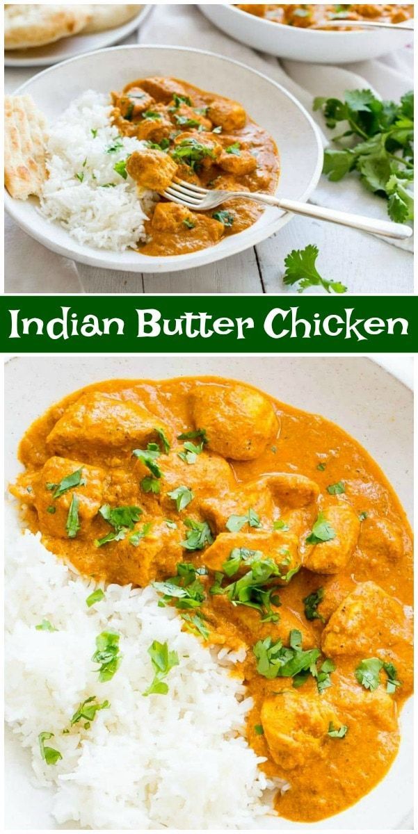 Indian Butter Chicken recipe from RecipeGirl.com #indian #butter #chicken #recipe #RecipeGirl Butter Chicken Indian, Indian Butter Chicken Recipe, Chicken Indian, Butter Chicken Recipe Indian, Indian Butter Chicken, Aloo Gobi, Butter Chicken Recipe, Coconut Curry Chicken, Good Eat