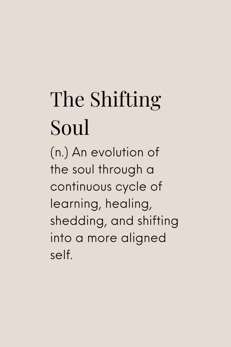 the shifting soul in an evolution of the soul through a continuous cycle of learning, reading, and shining into a more aligned self