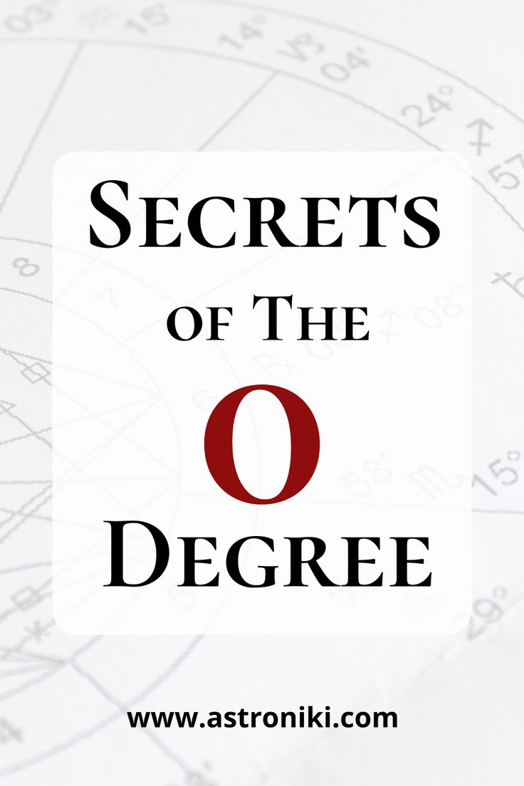 the words, secrets of the o degree on top of an image of a compass