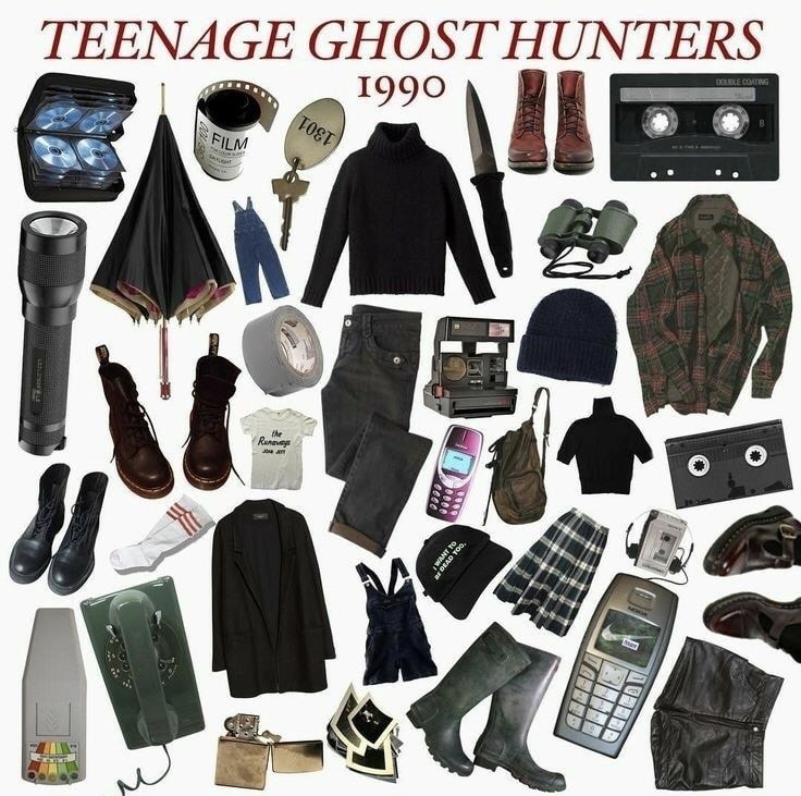 Witchcore Aesthetic Outfits, Witchcore Aesthetic, Skateboard Style, Hunter Outfit, Niche Memes, Mood Clothes, Look Retro, Ghost Hunters, Skirt Long