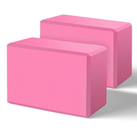 two pink cubes sitting next to each other