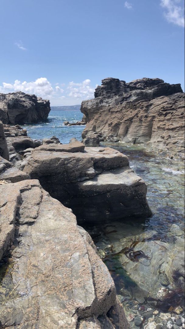 Rocks near sea Rock Pools Aesthetic, Beach Rocks Aesthetic, Rock Beach Aesthetic, Laurel Aesthetic, Rocky Beach Aesthetic, Rocks On Beach, Beach With Rocks, Fools Journey, Dark Ethereal