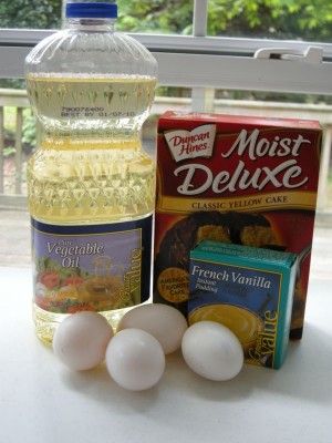 eggs, milk, and other ingredients are sitting on a window sill