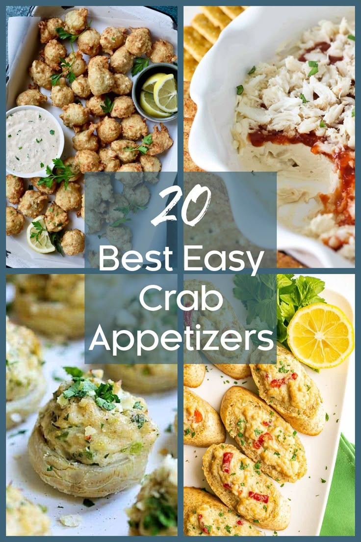 the top 20 best easy crab appetizers