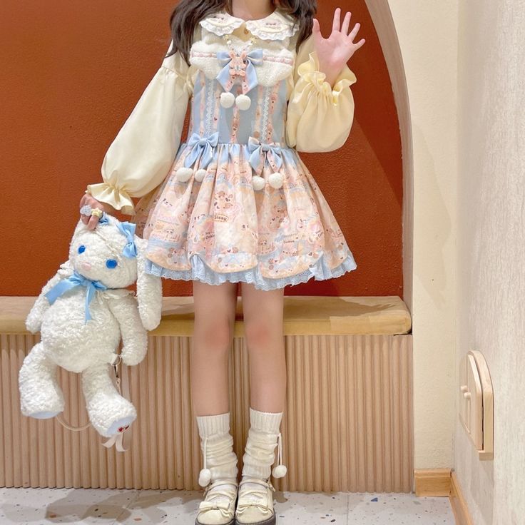 Feeling like a fairytale in my Kawaii Cream Puff Sleeves Lolita Blouse! 🌸✨ Channeling all the cute vibes 🥰👗 🛒Now Buy:https://bit.ly/3VX8x99 ❤10% OFF Coupon: kawaii10off 📦Free worldwide shipping📦 Tags: #kawaii #kawaiigirl #kawaiiart #kawaiifashion #kawaiiaesthetic #kawaiidesu #kawaiistyle #kawaiicosplay #kawaiioftheday #kawaiicute #kawaiigoth #kawaiishop #kawaiistore #softgirlaesthetic #softgirloutfits #softgirlclothes #pinkaesthetics #pinkcore #pinksweatshirt #sweetgirls #sweetfashion #... Precure Cosplay, Milk Bear, Patchwork Doll, Mori Girl Aesthetic, Pinterest Wardrobe, Adorable Clothes, Hat Aesthetic, Button Fashion, Peter Pan Collar Blouse