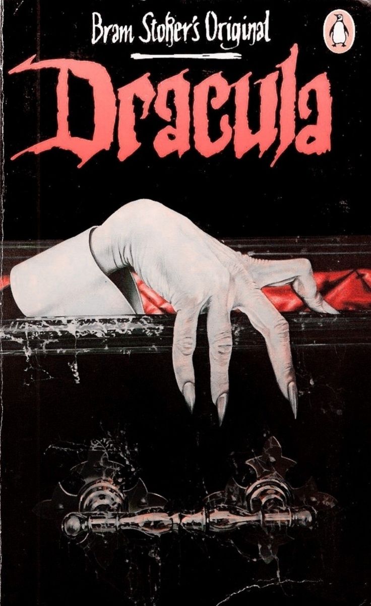 the poster for dracula starring in an old - fashioned horror film, with hands reaching out from