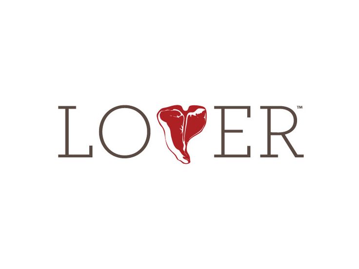 the word loyer written in black and red on a white background with chili peppers