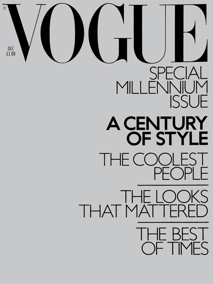 the front cover of a magazine with black and white lettering