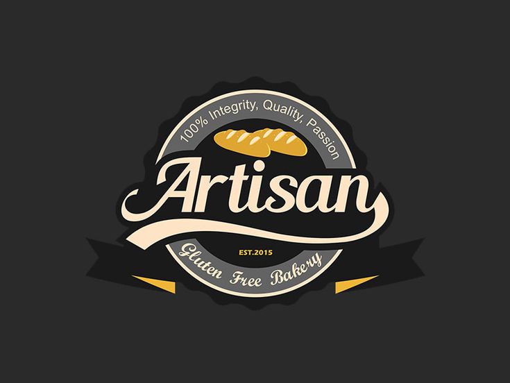 the logo for artisan bread company